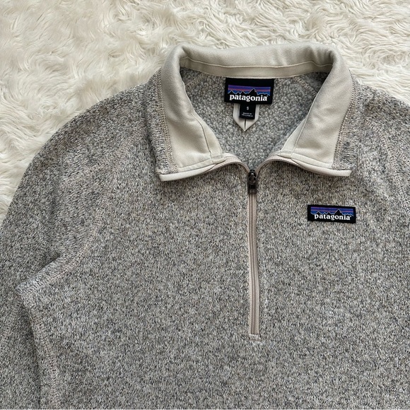 Patagonia Jacket Women's Better Sweater 1/4-Zip Fleece Pullover Pelican Sz S - Picture 5 of 12